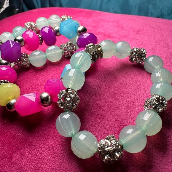 Handmade Beaded Bracelet Set of 3 - Picture 5 of 5